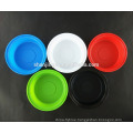 Amazon BPA free round shaped plastic food container/disposable food box/food packaging tray colorful,with lids